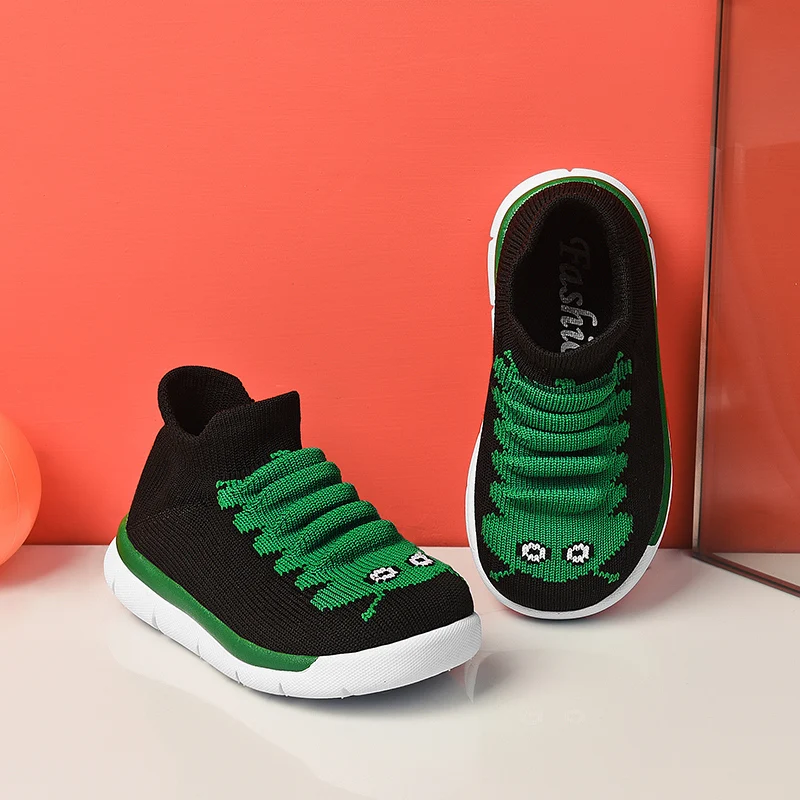 Вязаные кроссовки для маленьких мальчиков и девочек размеры 21-27 детские школьные