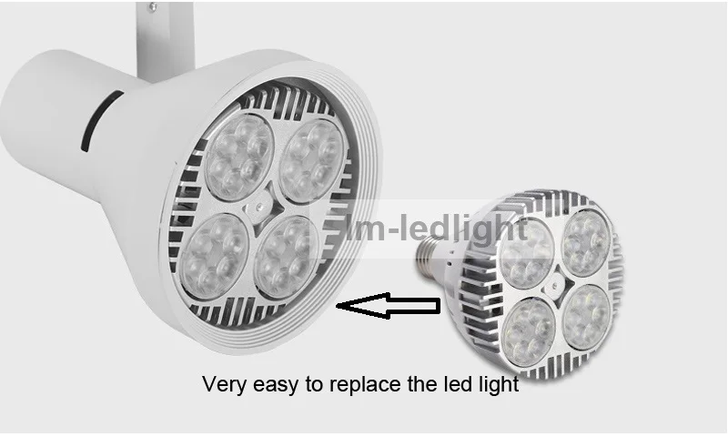 Быстрая Бесплатная Доставка светодиодное освещение 30 Вт e27 PAR30 лампа дорожное