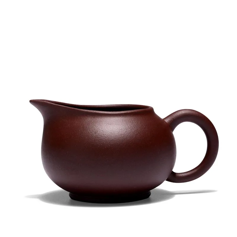 200 мл фиолетовая глина yixing Fair Cup Бытовая питьевое молоко чай рукоятка кружка Cha hai Tieguanyin Черный чай чашки для общего пользования отправлено другу - Цвет: D