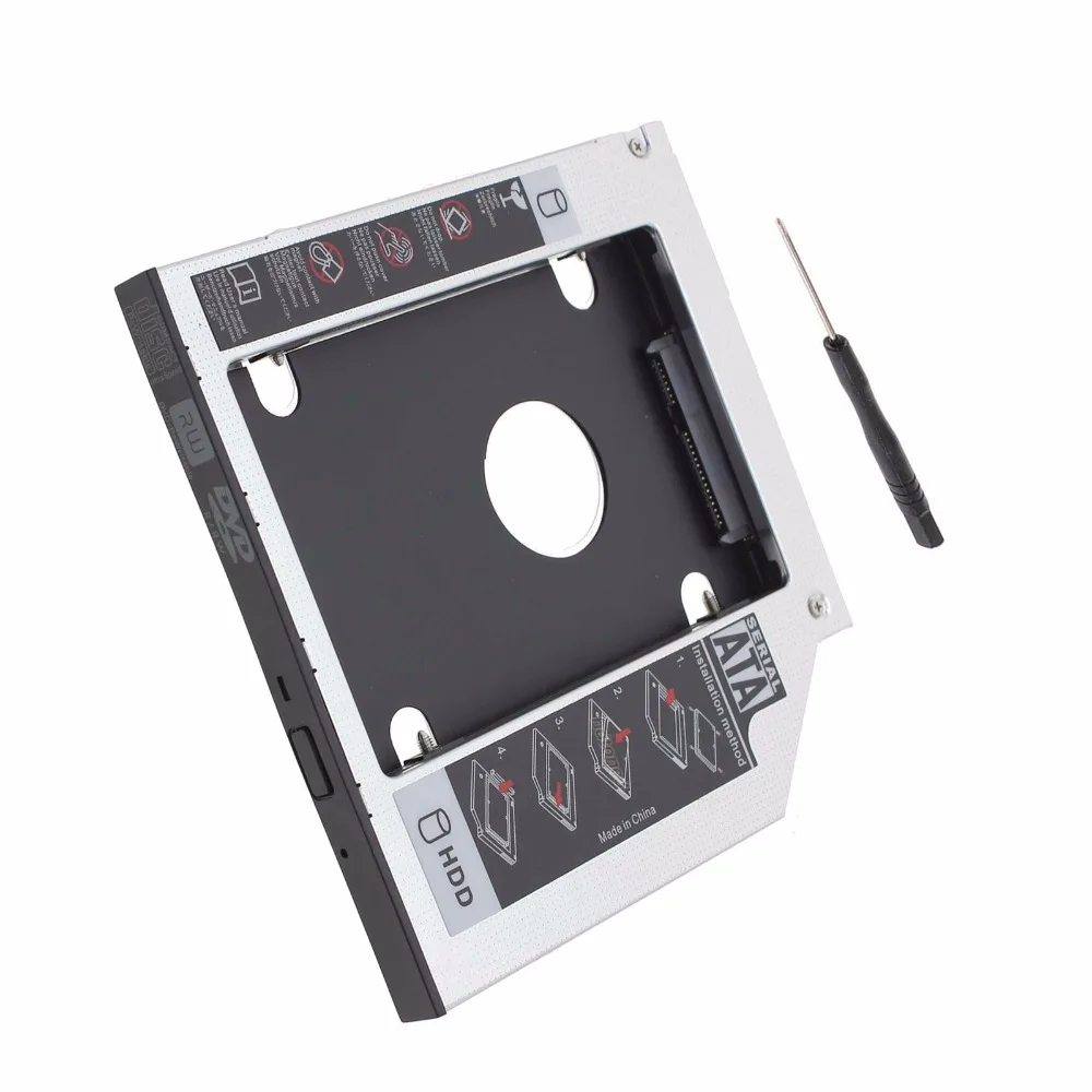 2.5 &quotSATA Алюминий 2nd жесткий диск SSD HDD Caddy залив адаптер для Acer travelmate 4740 4750 4750Z 5740 5742