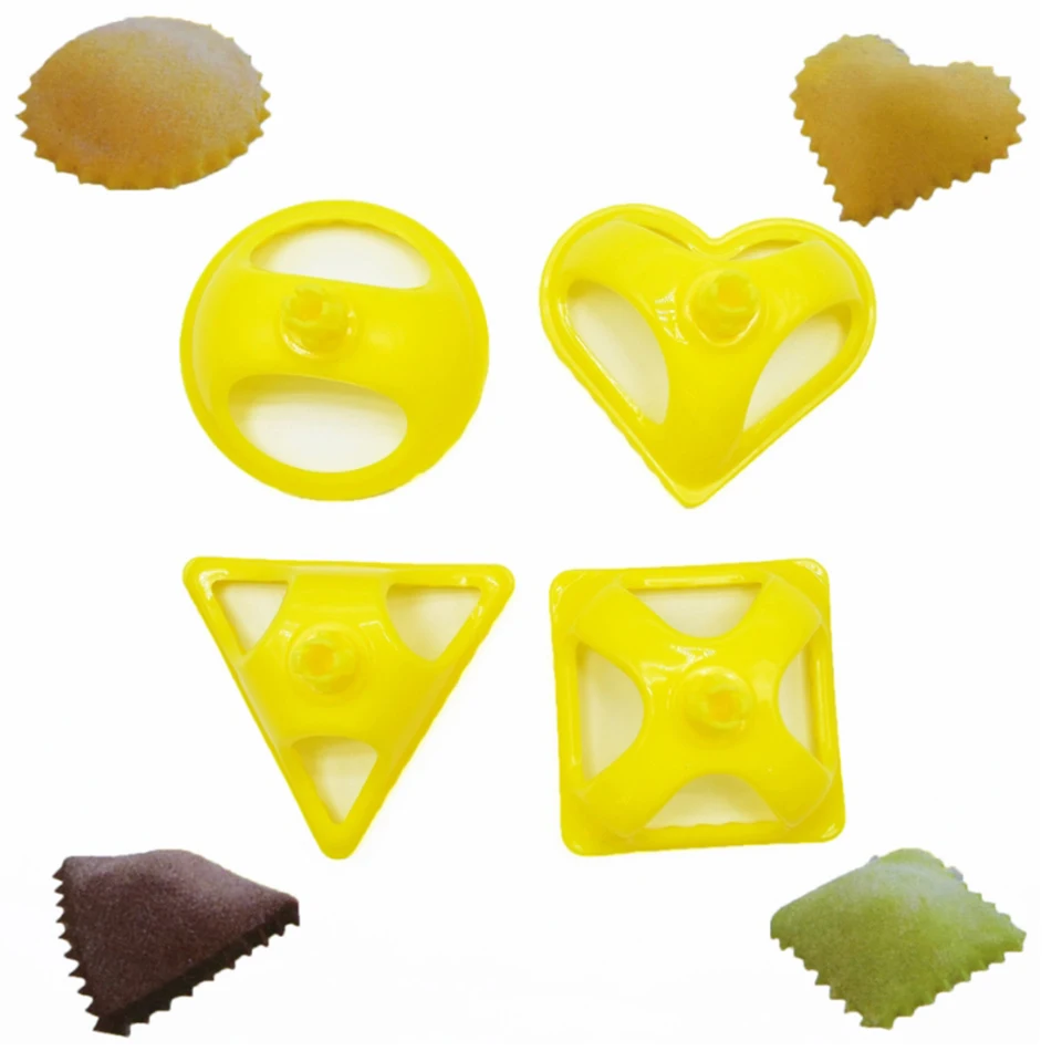 Transhome 4 шт./компл. Пластик Клецки формы клецки Пресс инструмент китайский jiaozi