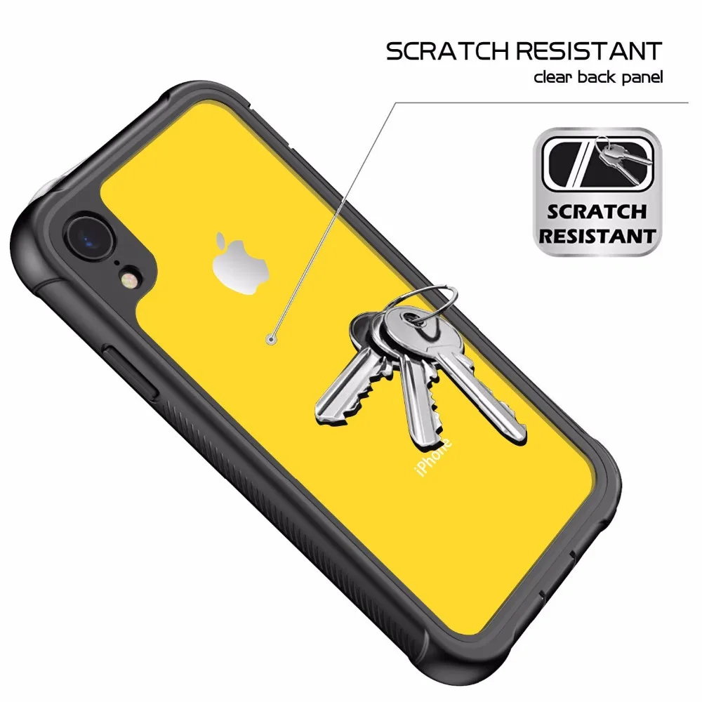 Чехол для iPhone Xr встроенная защита экрана 360 градусов противоударный