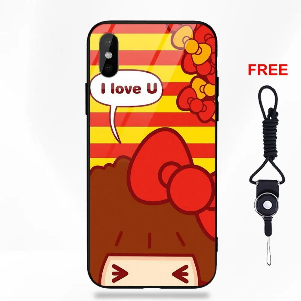 Силиконовые ТПУ оправа закаленное стекло чехол Mocmoc мультфильм мусс для Apple IPhone X XS