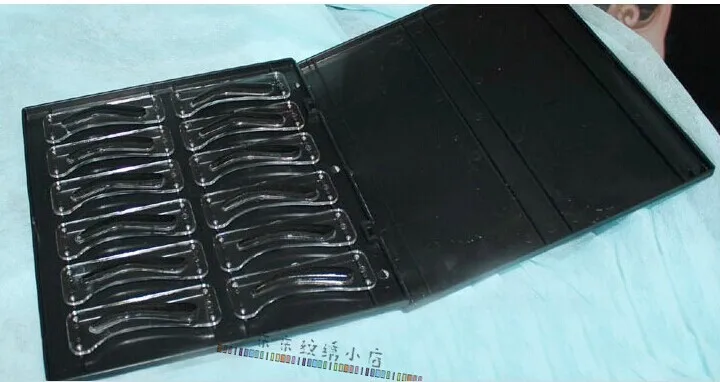 Набор пластиковых трафаретов для бровей одноразовая линейка наклейки