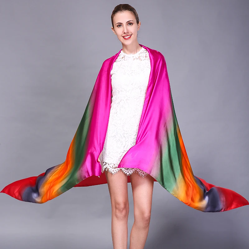 [FEILEDIS] 2017 шарф из шелка в стиле арт-деко пляжный солнцезащитный для девушек