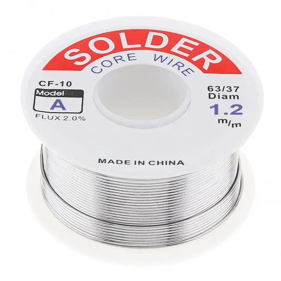 High Quality 1.2mm 100g Rosin Core Tin Lead Solder Wire Soldering Welding Flux 2.0% Iron Reel for Electric | Инструменты