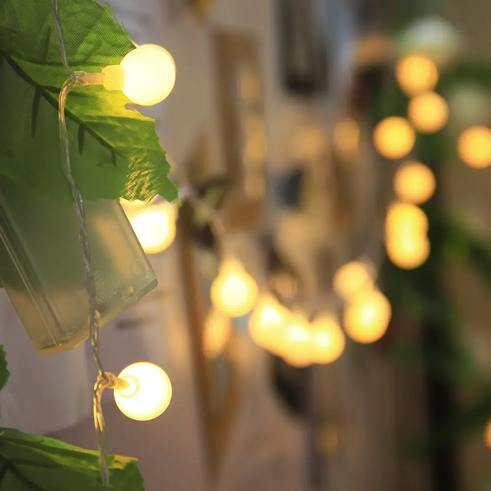 

Warm white Battery Powered String Lights Halloween Christmas Xmas New Year Party Fairy Wedding Bar Decoration Lamp
