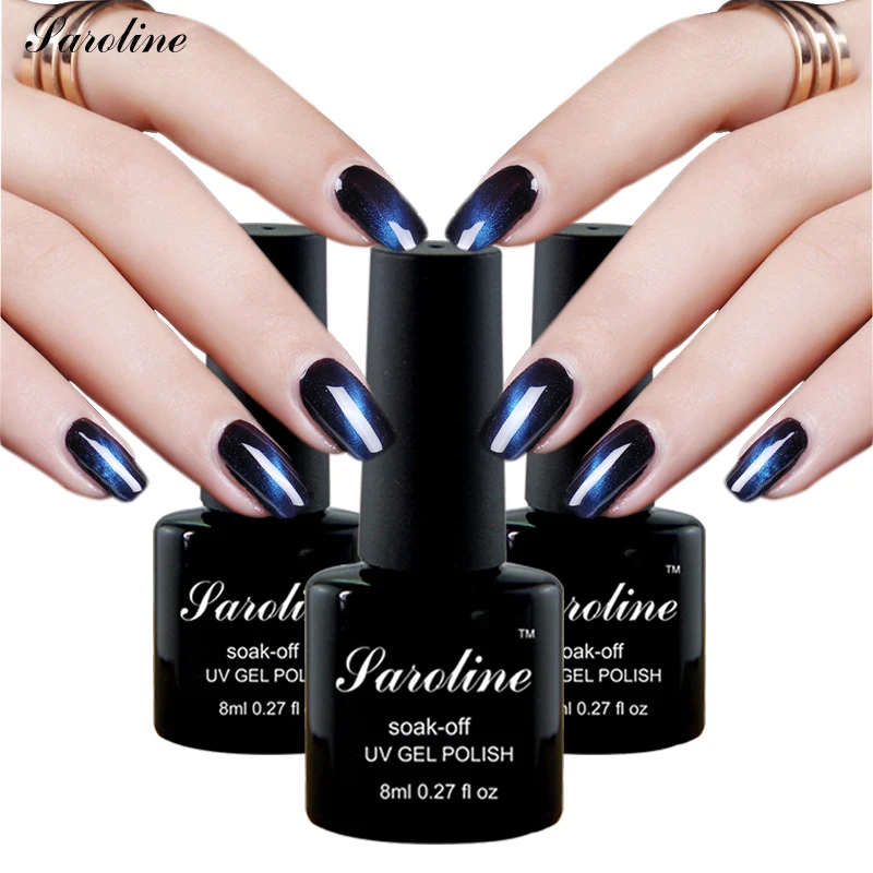 Saroline кошачий глаз гель для ногтей Гибридный лак отмачиваемый УФ стойкий