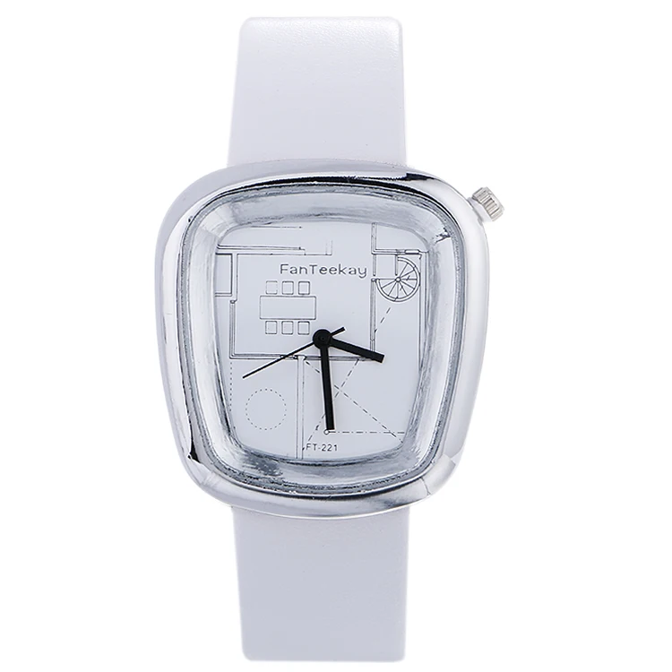 

Square shell New 91 Women Watch Exquisite Quartz Ladies Watches Montre Femme Waterproof Leather Female Clock Reloj Mujer