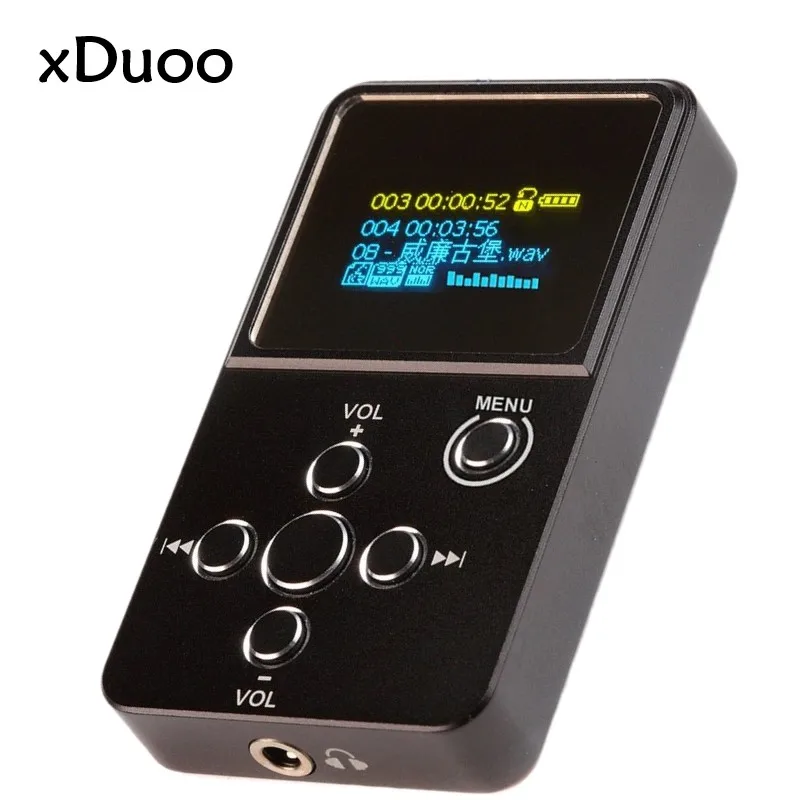 Оригинальный XDUOO X2 MP3 HIFI Цифровой музыкальный плеер с OLED экраном слот для TF