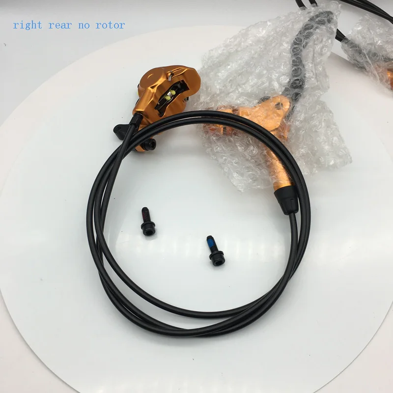 Gold rear only Zoom HB-875 тормоз велосипедный велосипед mtb Гидравлический дисковый тормоз горный велосипед тормоз лучше, чем M395 M447 левый передний правый задний - Цвет: Gold rear only