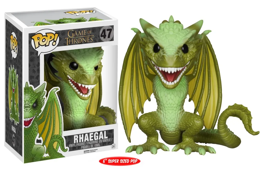 Funko поп Игра престолов Джон Сноу дрогон RHAEGAL VISERION фигурка Коллекционная модель