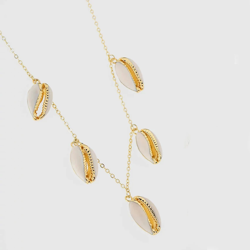 Цепочка Акапулько с ракушкой цепочка каучуковой рамкой и ожерелье интимные