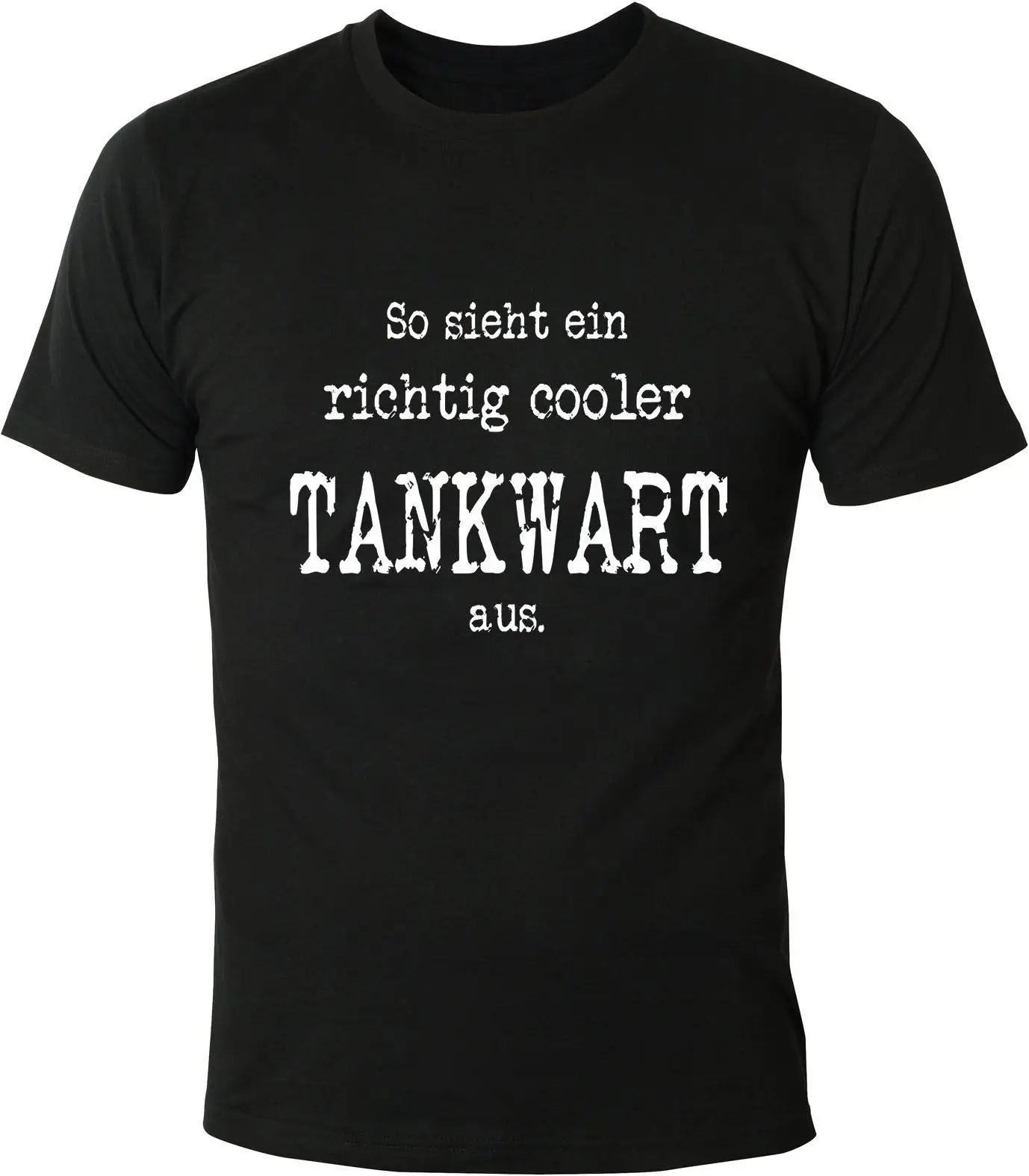 New High Quality Short Sleeves Cotton Tees So Sieht Ein Richtig Cooler Tankwart Aus. Herren T-Shirt Tee Geschenk Mencool | Мужская