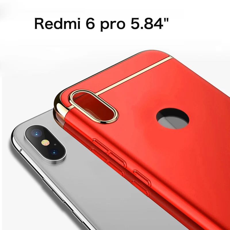 Жесткий чехол 3 в 1 для Redmi 6A 5 45 &quot Чехол 6 Pro жесткий A роскошный с покрытием бампер |