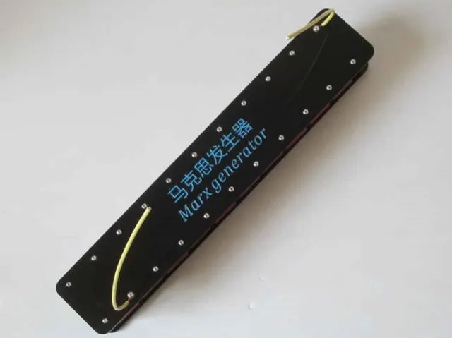 Генератор Маркса крутой DIY Набор молнии высокого напряжения Электрический дуговой эксперимент