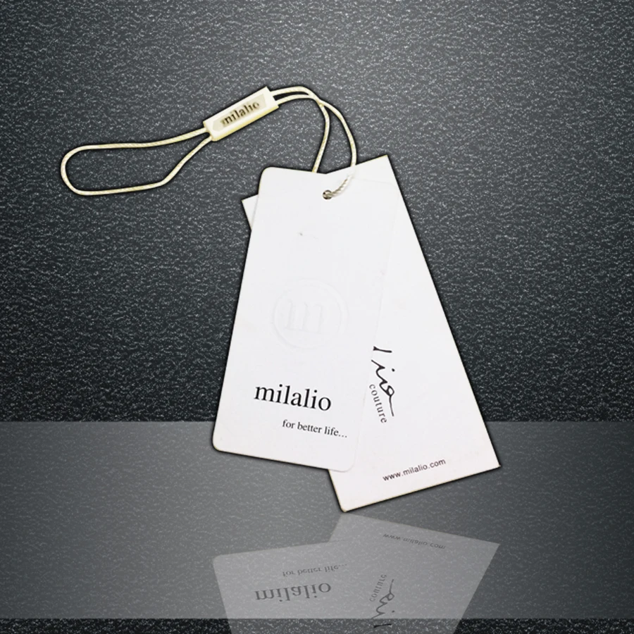 customized brand name logo hang tags printing paper coard price tag label custom shape die cut kraft clothes |