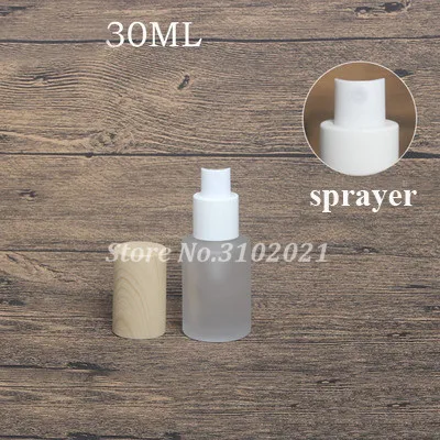 30ML 2/8 шт. 20 Вт, 30 Вт, 50 г пустой косметический уход за кожей лица Крем Jar горшок 20 Вт, 30 Вт, 40/60/80/100/120 мл Стекло тонер бутылка для лосьона, эмульсии покрытие из АБС-пластика - Цвет: 30ML