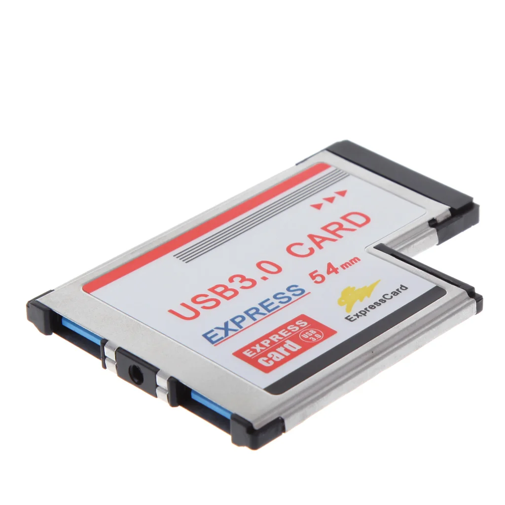 2 двухпортовый USB 3,0 HUB Express Card 54 мм скрытый адаптер для ноутбука
