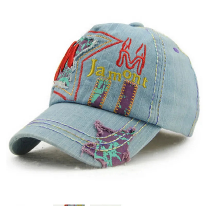 JAMONT/детская бейсбольная джинсовая кепка Детская в стиле хип-хоп для мальчиков и