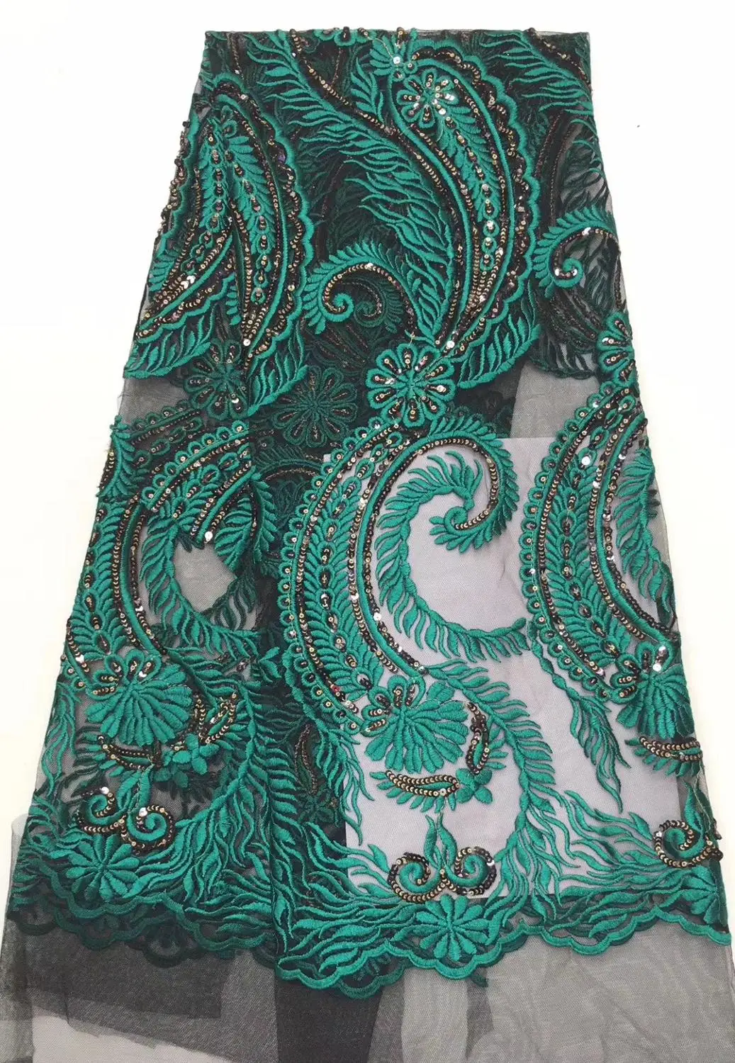 

African Lace 2019 French Nigerian Lace Fabric Bridal High Quality Swiss Net Tulle Lace Fabric For Wedding DPJUL221