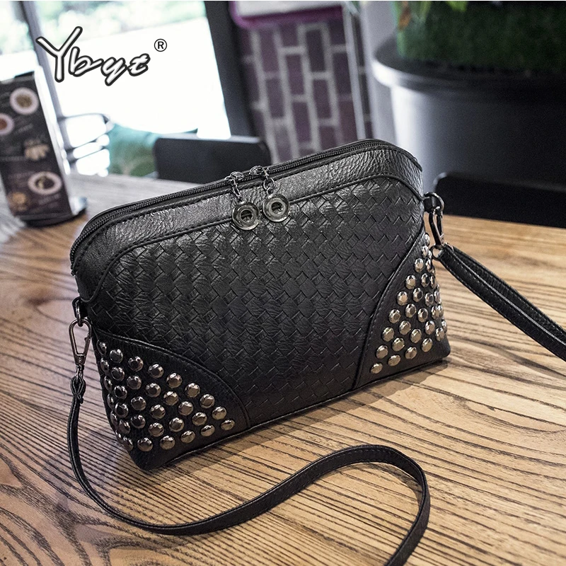 Женская сумка клатч с заклепками и отделением для телефона|messenger crossbody bag|rivet bagbrand