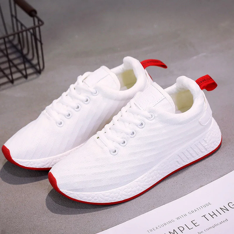 2019 New Arrival Harajuku Sneakers Female Shoes Casual Stylish Mesh Breathable Women | Обувь