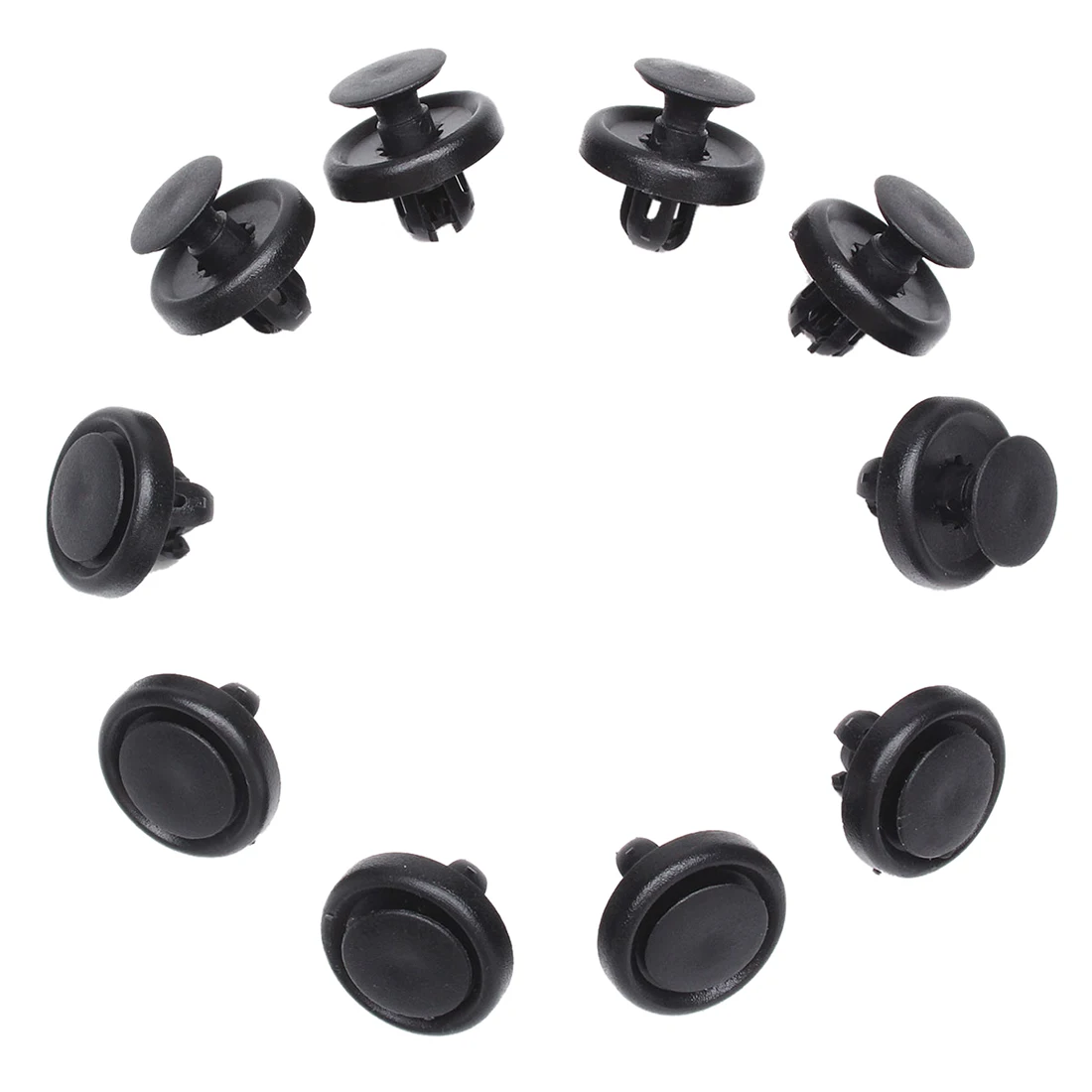 10X 7 мм бампер обрезки Клип панели для Toyota Lexus двигателя щитки крышка|Заклепки| |