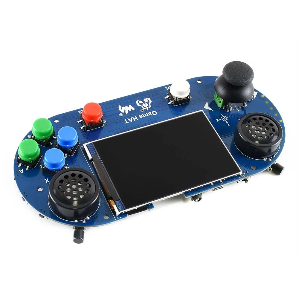 Игровая приставка/игровая шапка для Raspberry Pi A+/B+/2B/3B/3B+, 3,5 дюймовый ips экран, 480*320 пикселей. 60 кадров, встроенный динамик, разъем для наушников
