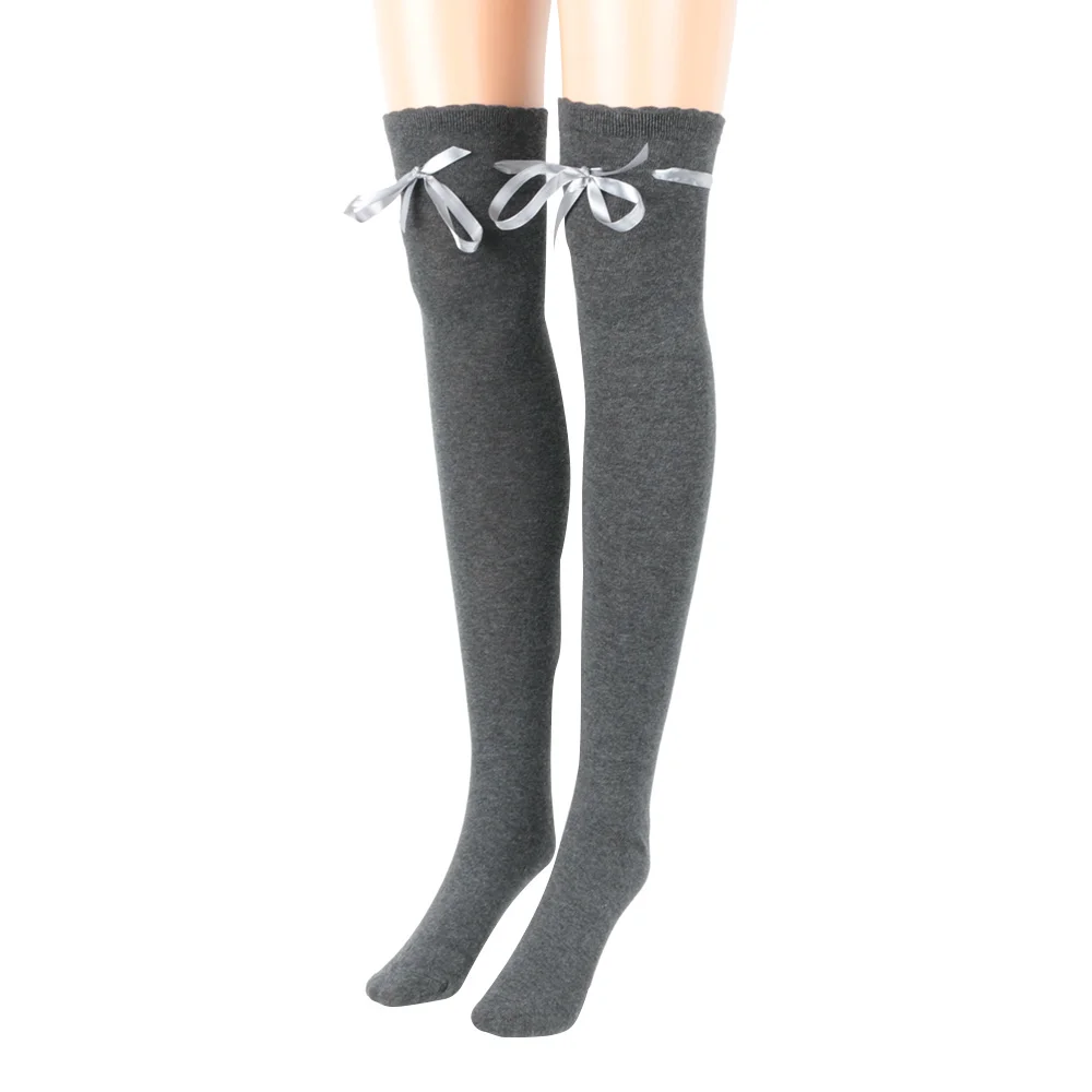 Модные зимние гольфы 1 пара сексуальные теплые тонкие длинные вязаные хлопковые