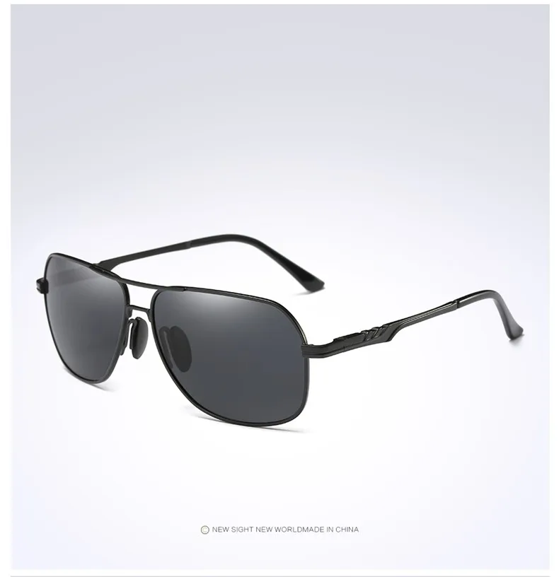 Дизайнерский бренд Polarizerd Sunglases Квадратные Зеркальные Солнцезащитные очки для мужчин, uv400, очки для Для мужчин gafas de sol polarizadas с коробкой