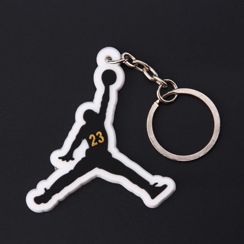 Силиконовый мини брелок для ключей Jordan Shoe Chain подарок для женщин и мужчин и детей баскетбольные кроссовки Porte Clef