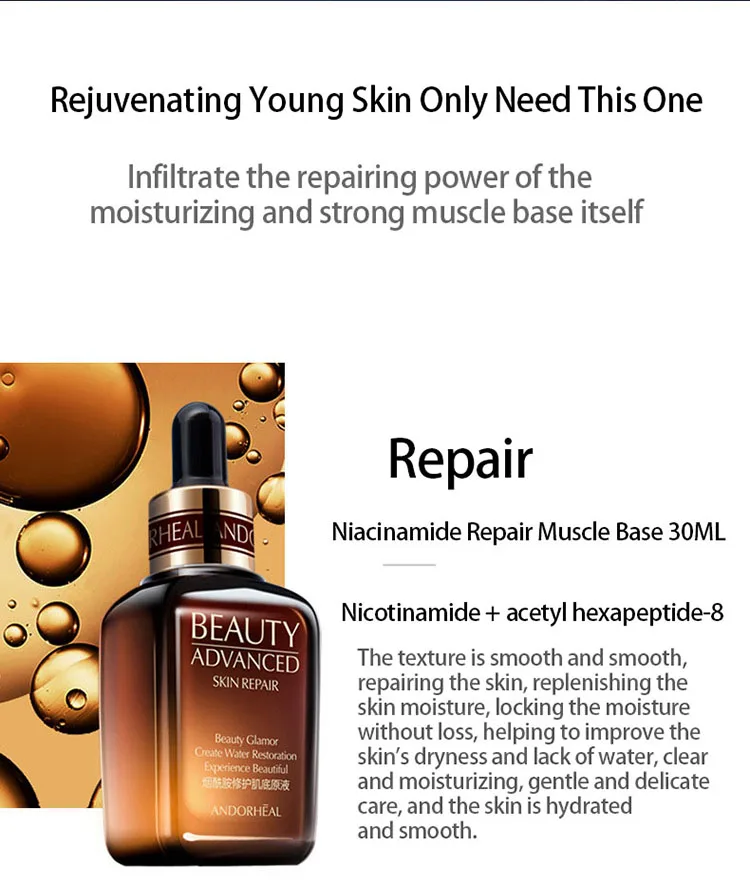 Acide Hyaluronique Retinol Serum Face Vitaminis Essence Collagen Argireline Anti-wrinkle Anti-aging Pore Minimizer Whitening MQ