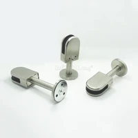 dhl shipping 10pcs floor deck mount solid stainless steel glass clamp clip brackets holder for 6 8mm10 12mm glass jf1767