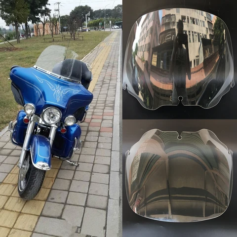 Лобовое стекло для мотоцикла 13 дюймов для Harley Touring Street Glide Electra Ultra Classic 1996-2013