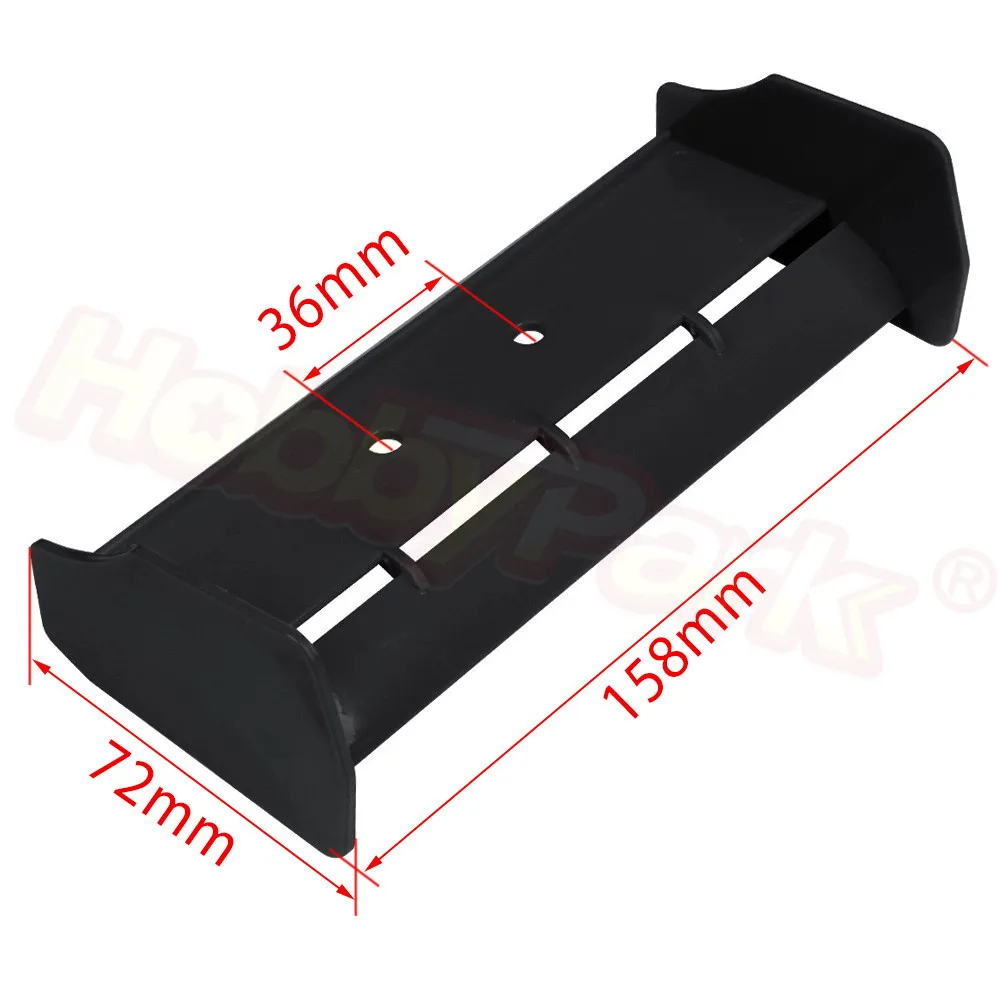 Black 7330 1/10 хвост крыло 06021 для HSP 94106 94107 94166 RC автомобиль Внедорожник Багги утверждает обратной промывки XSTR гонки Redcat ударной волны ударная волна Торнадо S30 - Цвет: Black 7330