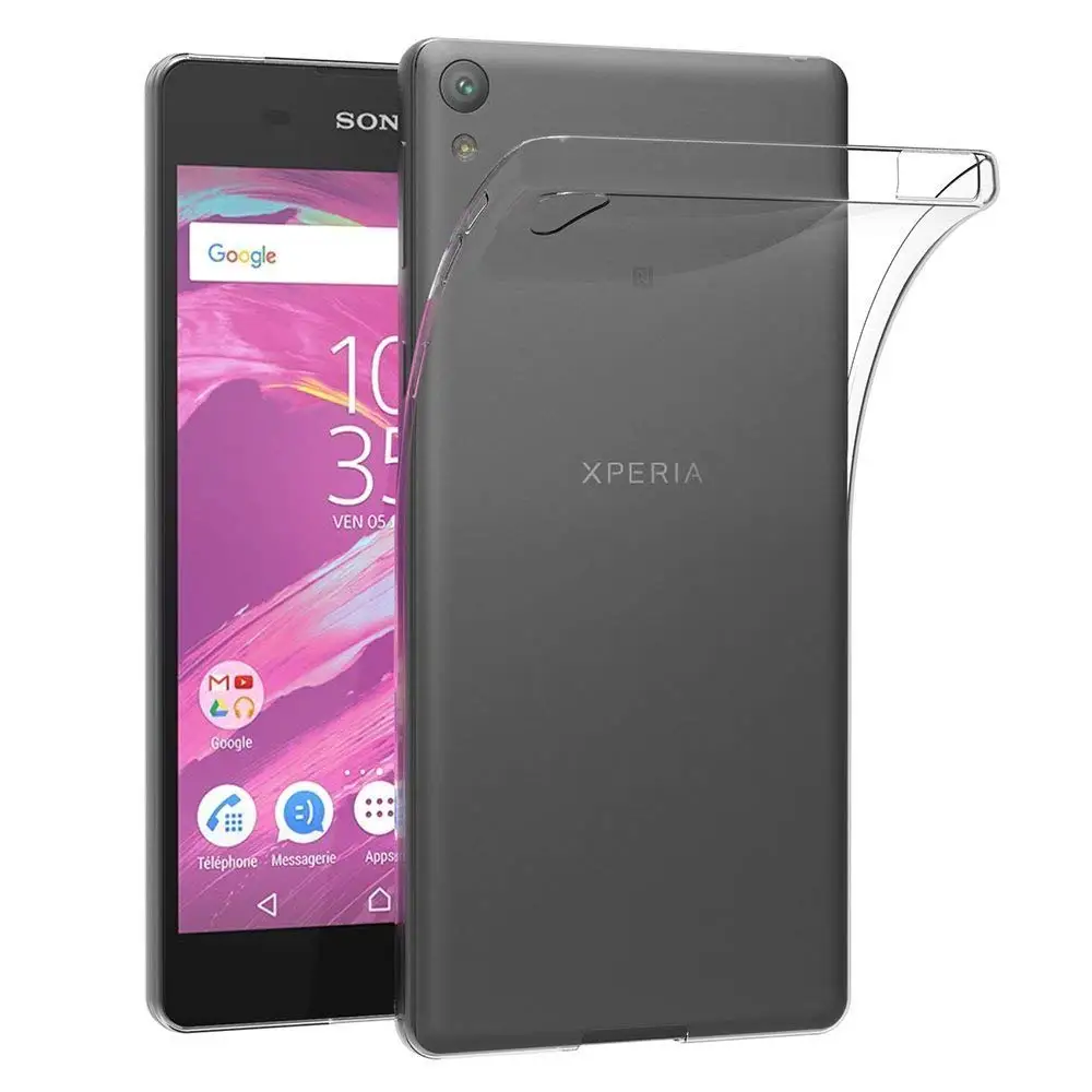 Чехол для Sony Xperia E5 5 дюймов ультра тонкий мягкий Силиконовый ТПУ резиновый