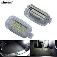 2pcs super bright led luggage compartment lights courtesy door footwell light for mercedesbenz w245 w251 w463 w639 fortwo 2d