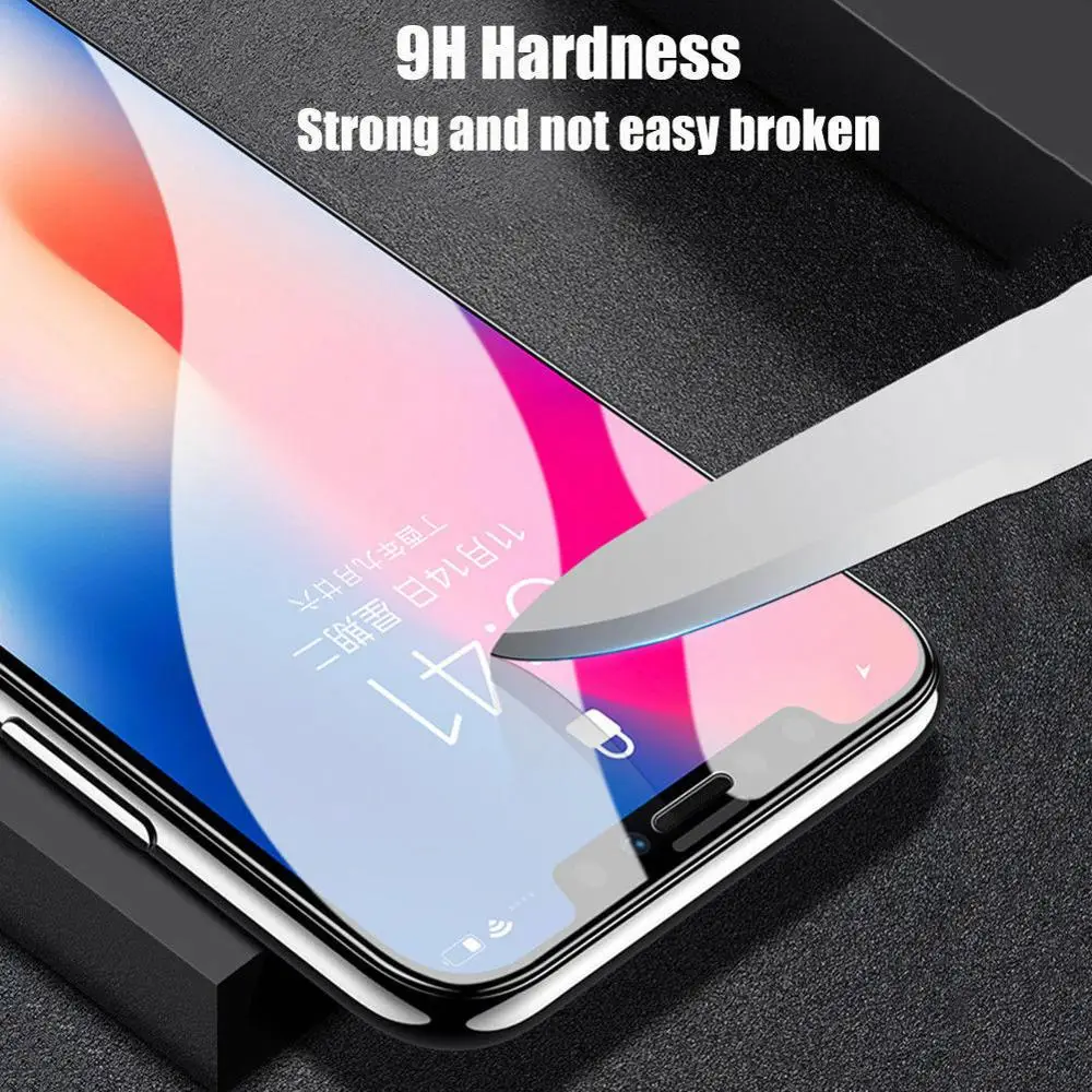 Для iphone XS стеклянная Защитная пленка для XR 10D полное покрытие стекло 6S 8 экрана |
