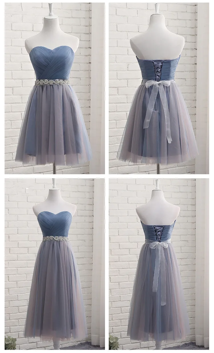 Robe De Soriee новые длинные платья подружек невесты в виде сердца свадебное платье без рукавов Бисероплетение трапециевидной формы контрастного Цвет пикантные Выходные туфли на выпускной вечерние платья