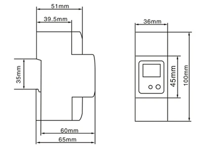 5(65) 220 в 230 В 50 Гц 60 Гц Напряжение тока DDS238-2 ZN/S однофазный din-рейку кВт-ч Ватт час счетчик энергии с RS485 MODBUS-RUT