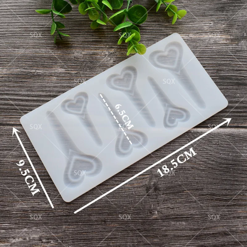 В форме сердца леденец Форма силиконовая форма для шоколада инструмент