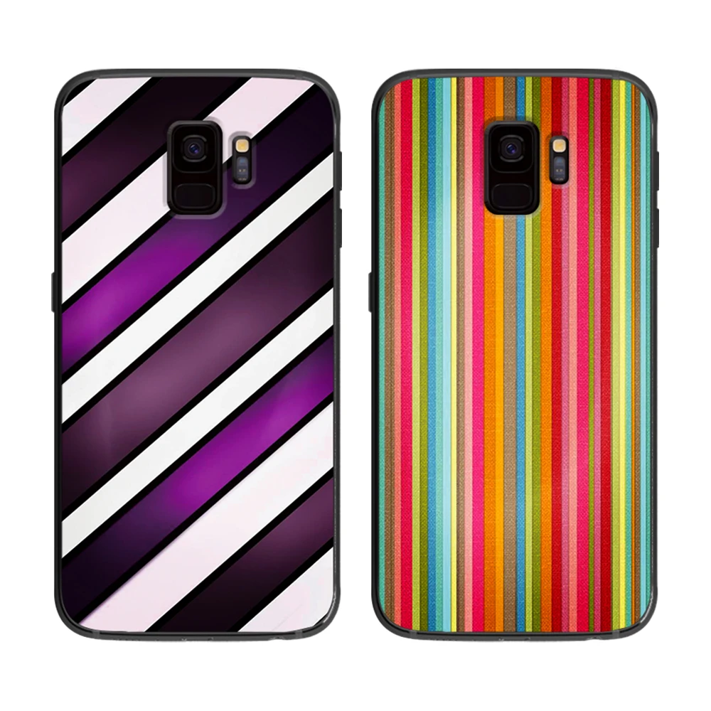 Зеленые полосы мрамор для samsung Galaxy A5 A6 A7 A8 A9 2017 чехол телефона плюс M10 M20 M30