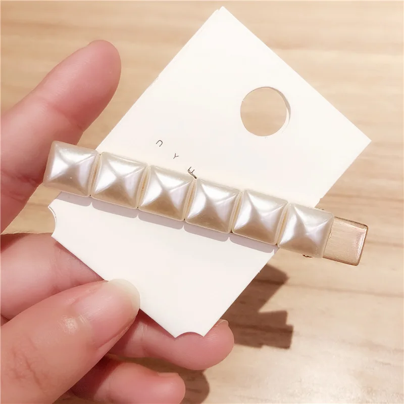 Fashion pearls Hairpins Hair Accessories for Women Girls Side clips Clips Elegant lady Barrette Headwear |