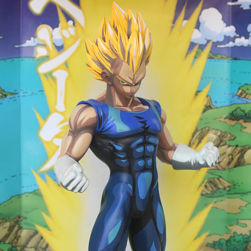 Аниме Dragon Ball Z Super Saiyan Vegeta Manga цветная ПВХ фигурка 26 см|pvc figure|anime dragon balldragon ball |