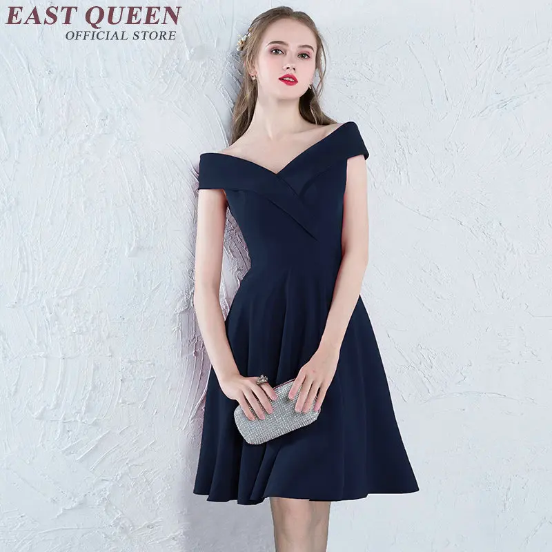 Короткое вечернее платье Новое поступление 2018 элегантное короткое с открытыми