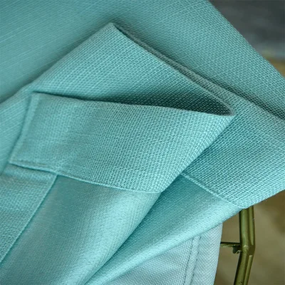 High-end living room bedroom balcony curtains solid color thick linen curtain custom | Дом и сад