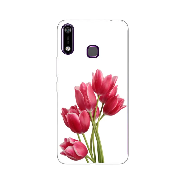 Infinix Hot 7 X624 Case Silicon chrysanthemum Painting Soft TPU Back Cover for Hot7 X624B Phone protect Bags shell |