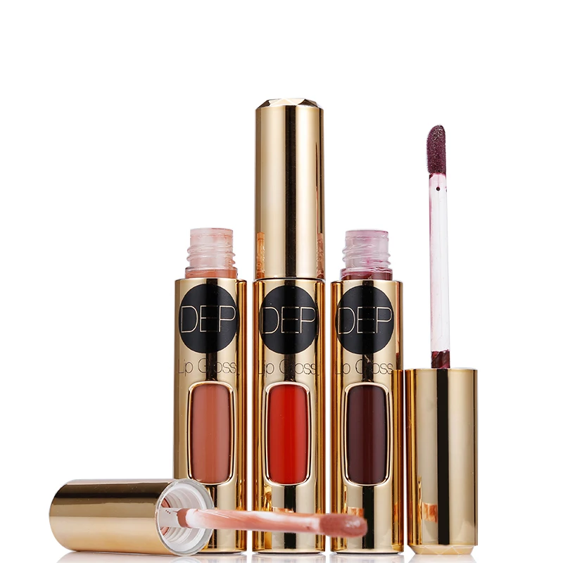 Новое поступление брендовый Макияж матовая не липкая чашка набор блесков для губ