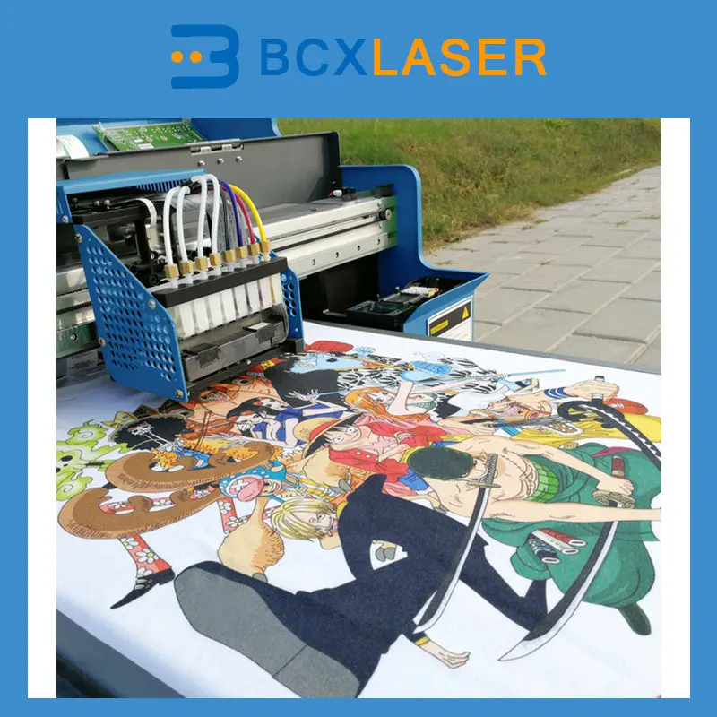 Wuhan bcxlaser hot sale 3D digital printing machine for garment printing with good quality